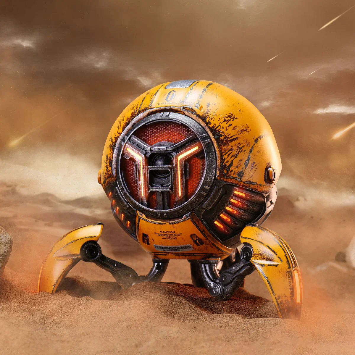GravaStar G1 Mars Pro Bluetooth Speaker (War Damaged Version) - Yellow GravaStar G1 Mars Pro Bluetooth Speaker (War Damaged Version) - Yellow